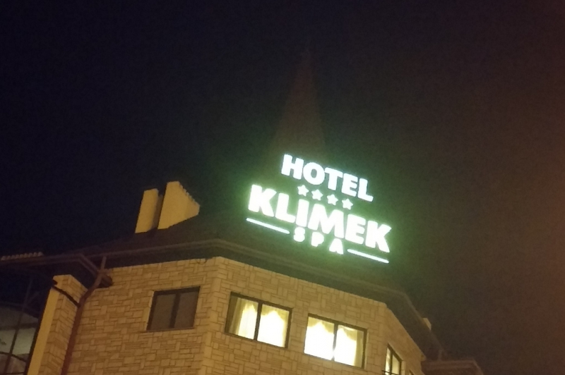 Litery 3D led - Hotel Klimek Muszyna Złockie