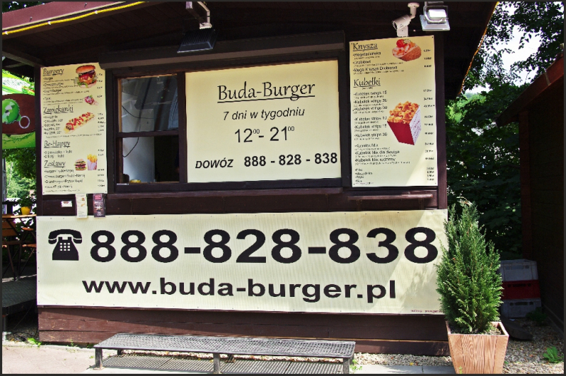 Buda Burger Krynica-Zdrój - realizacja reklam Gemini Group